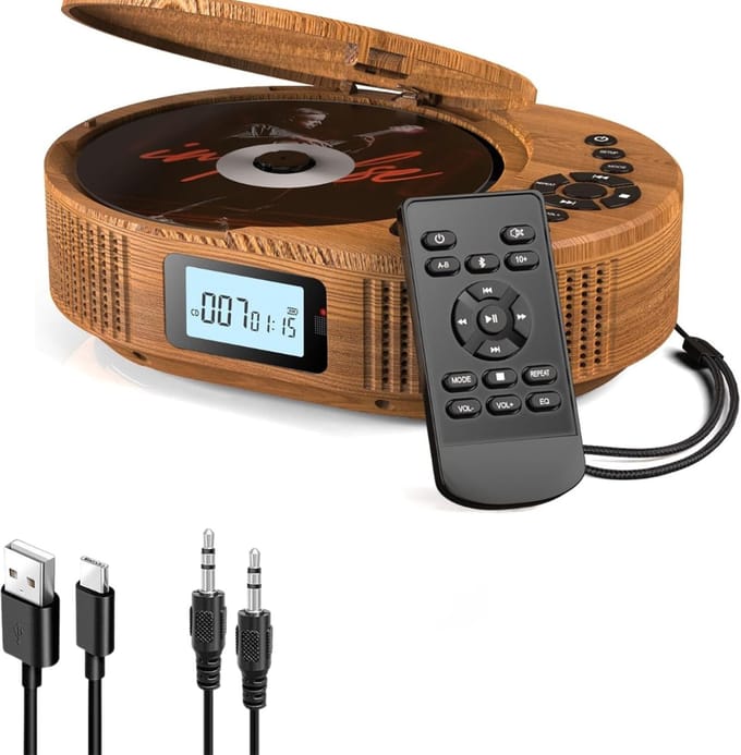 MRKK® Discman CD Speler - Walkman - Bluetooth