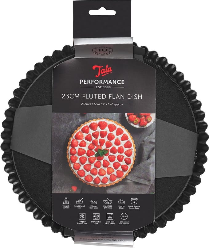 Tala Performance - Quichevorm met Losse Bodem - 23 cm - Ovenbestendig - Antiaanbaklaag - PFAS-vrij