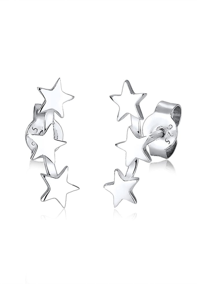 Elli Oorbellen Sterren 925 Sterling Zilver
