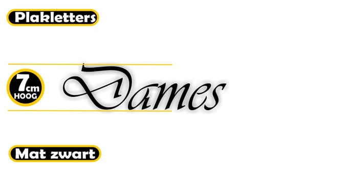Jerma-Dames-deursticker-plakletters