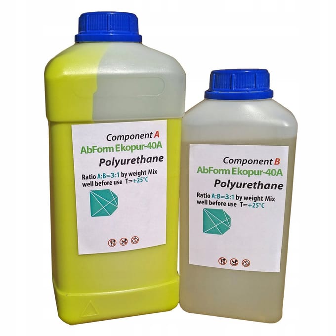 Ekopur AbForm - Flexibele Polyurethaan Vorm - Limonkekleurig - Shore Hardheid 40A - 4kg