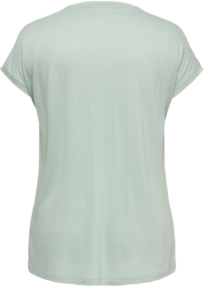 ONLY CARMAKOMA - CARFLAKE LIFE S/S MIX TOP JRS NOOS - Dames - Blouses