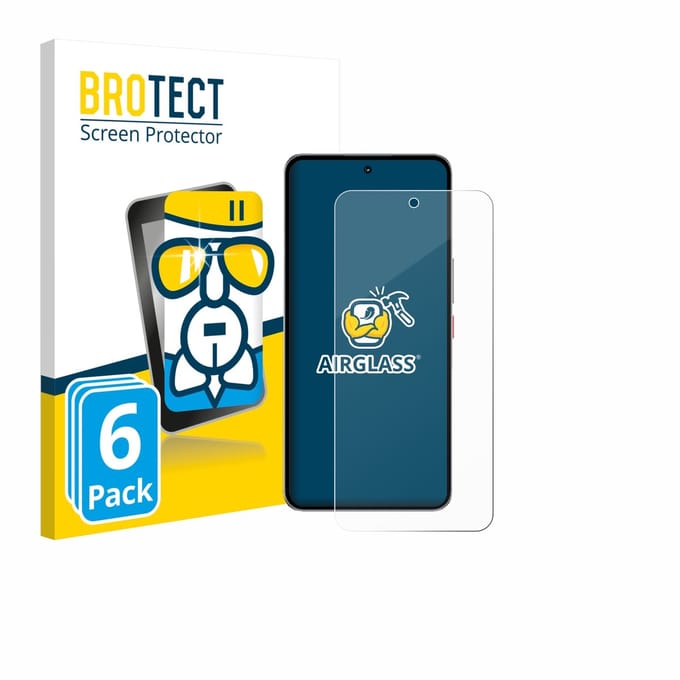 Screenprotector 6 Stuks voor Nubia Neo 3 GT 5G Beschermglas transparant