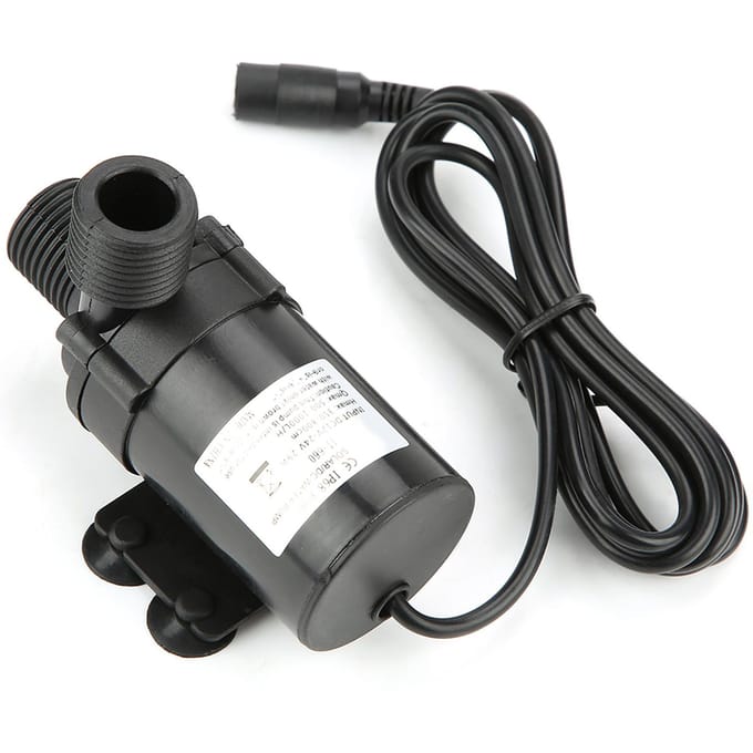Mini pompe à eau sans balais CC pour chauffe-eau solaire 24 V 40 °C ~ 100 °C