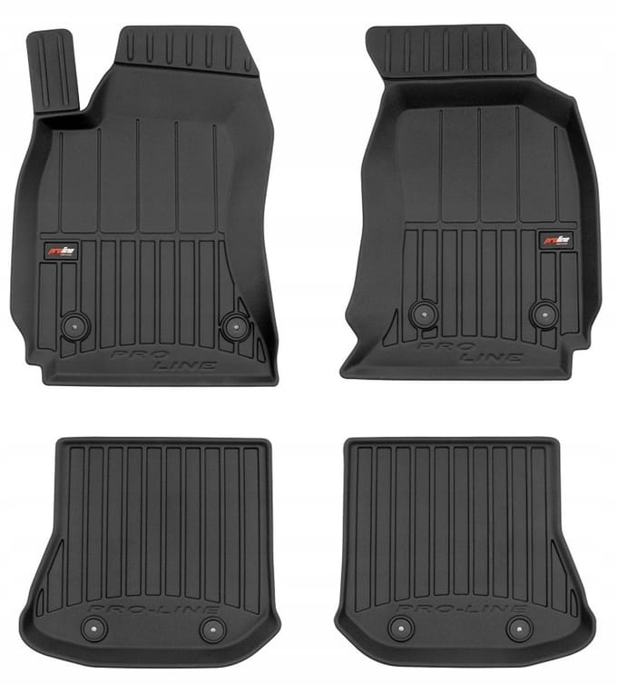 Frogum No.77 - Automatmatten passend voor Audi A4 B5 1994-2001 - 3D Korfmodel - TPE Rubber - Zwart