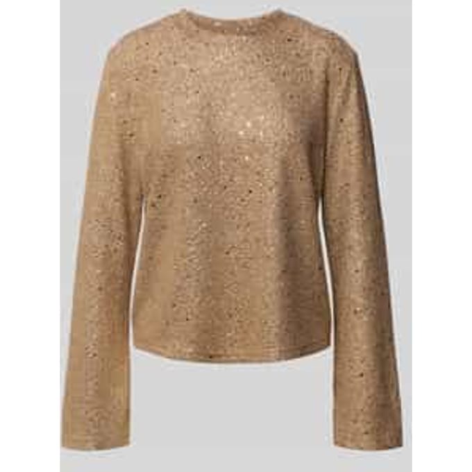Glanzend blouseshirt met pailletten
