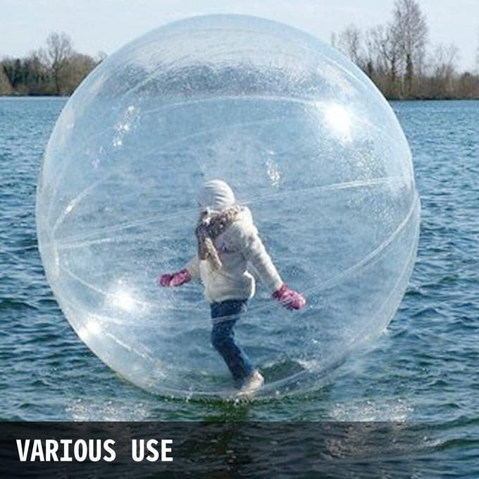 Vevor 2m Marcheur Aquatique Gonflable PVC Natation Balle Zorb Étanche