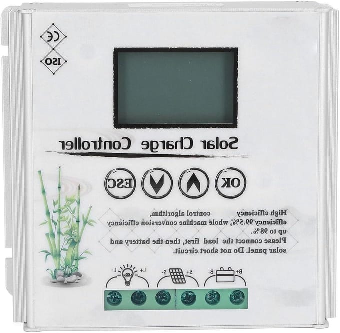 Solar Laadregelaar - MPPT Controller - Energie Beheer - Dubbele USB - 20A 24V/48V - Zilver
