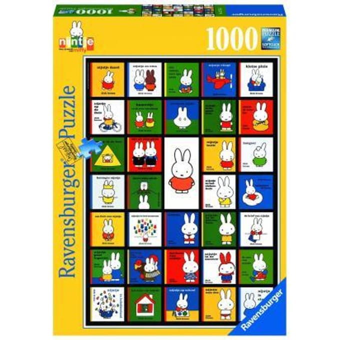 Ravensburger Nijntje bookcovers (boekjes) 1000st Volwassenen puzzels