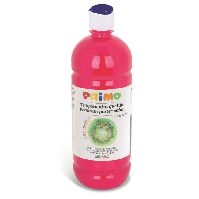 Verf - Schoolverf - Primair Rood Matt - PRIMO - 1000 ml