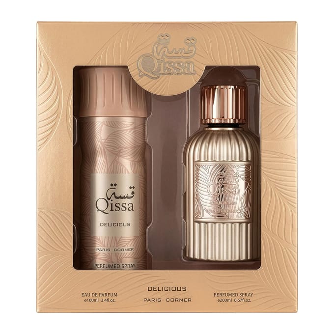 Paris Corner Qissa Delicious Gift Set - Eau de Parfum