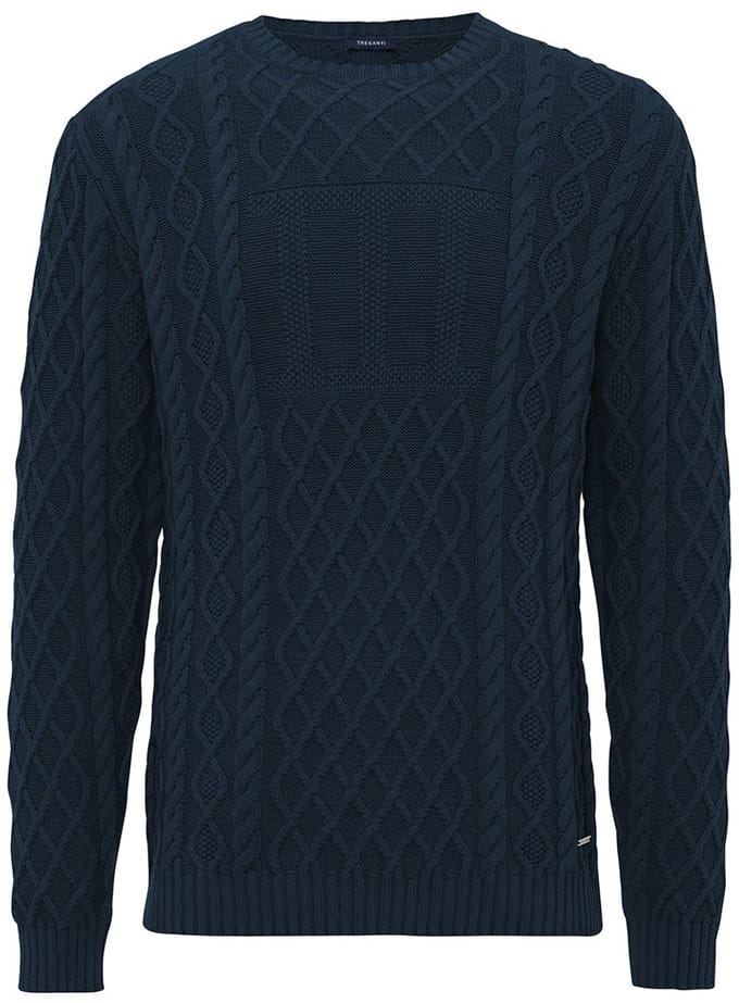 Tresanti DEVON Cable sweater with roman III Navy (TRKWIE107 - 803)