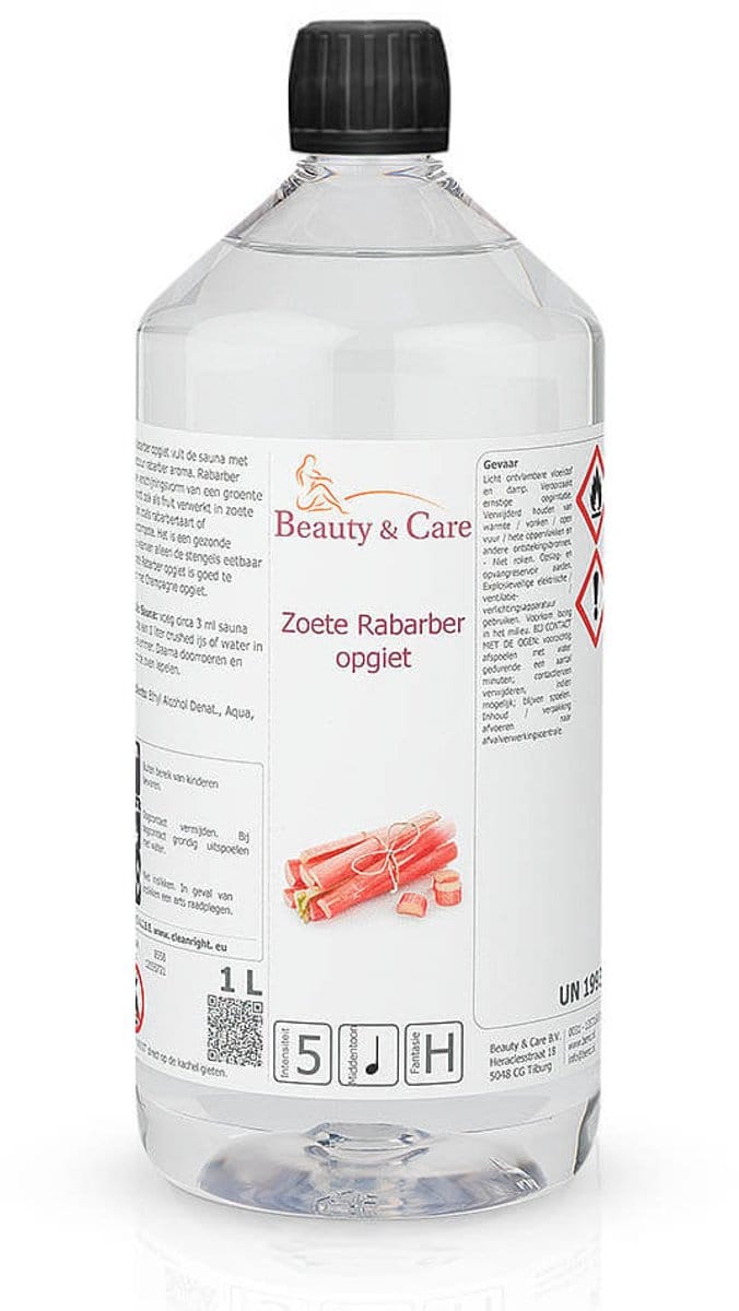 Zoete Rabarber opgiet - Beauty & Care - 1 L. new