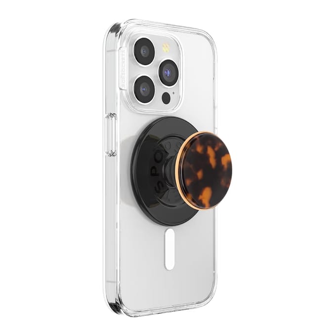PopSockets PopGrip geschikt voor MagSafe Round - Tortoise