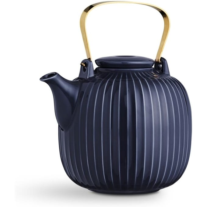 Kähler Design - Hammershøi Theepot - indigo - blauw
