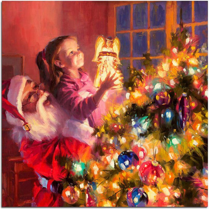 5D DIY Diamond Painting Kerst Diamond Borduren Kruissteek 30x30CM beige