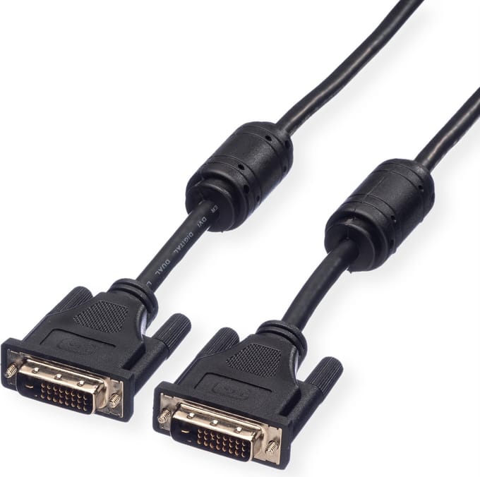 ROLINE Monitorkabel DVI, M/M, (24+1) dual link, 7,5 m