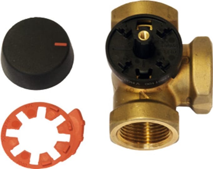 Bosch Regeltoebehoren DWM 25-2 Driewegklep, Rp 1 Kvs-waarde: 8,0, 7719003645