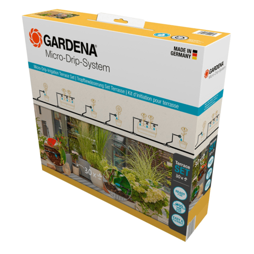 GARDENA Micro-Drip system 13400-20 Complete bewateringsset 13 mm (1/2) Ø Tropfbevloeiing terras (30 planten)