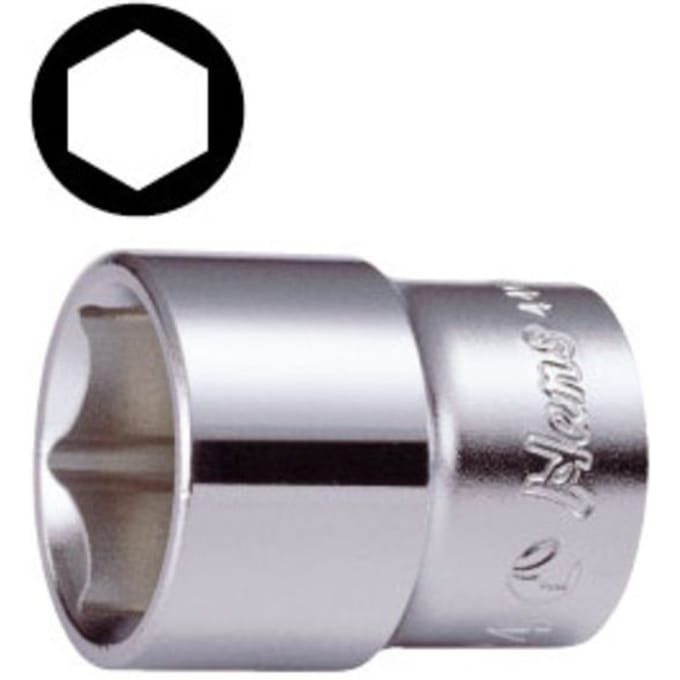 Dop zeskant 1/4"  HANS 2400M/5