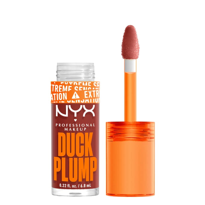 Nyx Professional Makeup Duck Plump - Brick Of Time - Plumping lipgloss - Rood - 6,8ml