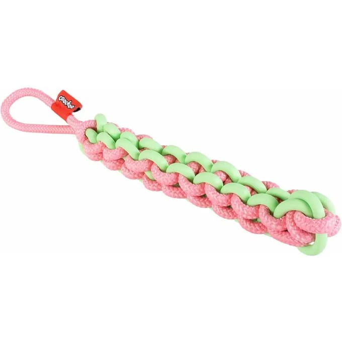 Coockoo Hondenspeeltje Twisting Tugger Groen/roze