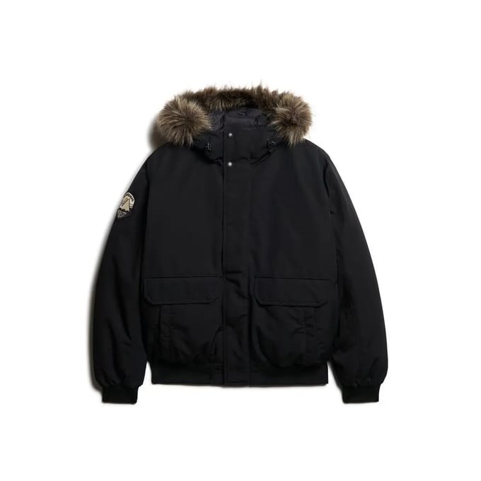 Superdry - Everest Faux Fur Bomberjack - Heren - Gewatteerde jassen