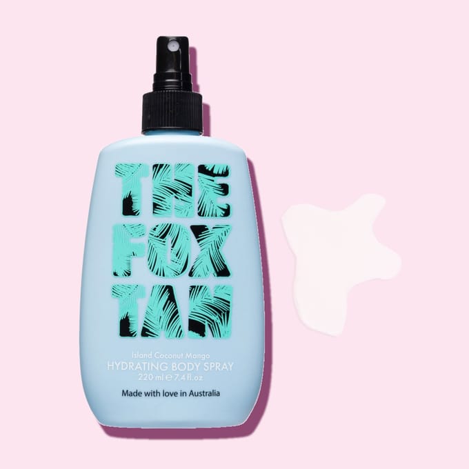 The Fox Tan Hydrating Body Spray – Hydraterende Body Mist voor Verfrissing
