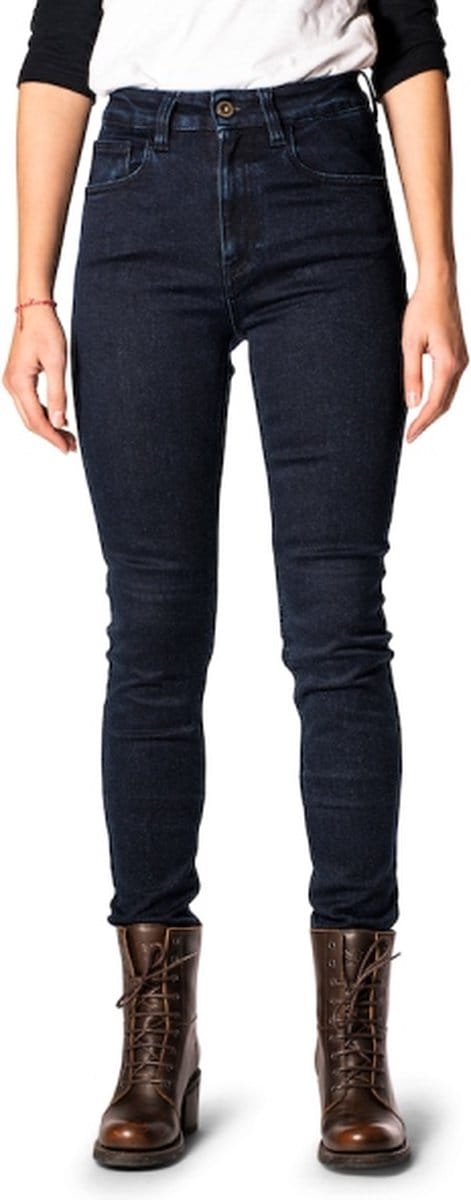 ROKKER Rokkertech High Waist Donker Blauw - Broek