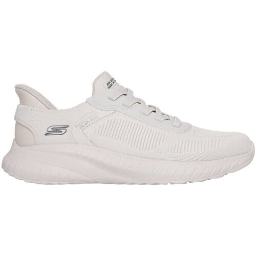 SKECHERS Heren Slip-Ins BOBS Sport Squad Chaos Sneaker 118312 OFWT Off White