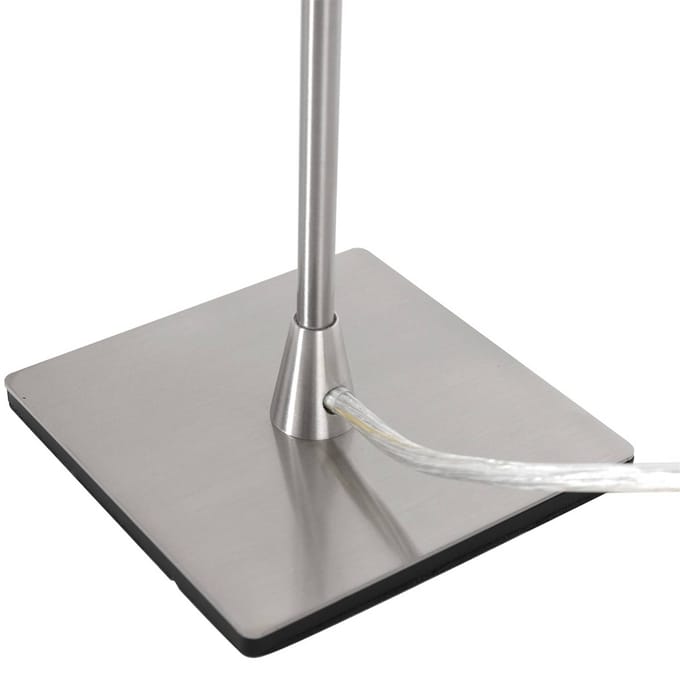 Tafellamp Ancilla 3100ST Staal E14 Fitting Modern Steinhauer - Dimbaar met Touchfunctie, 180 cm Snoer