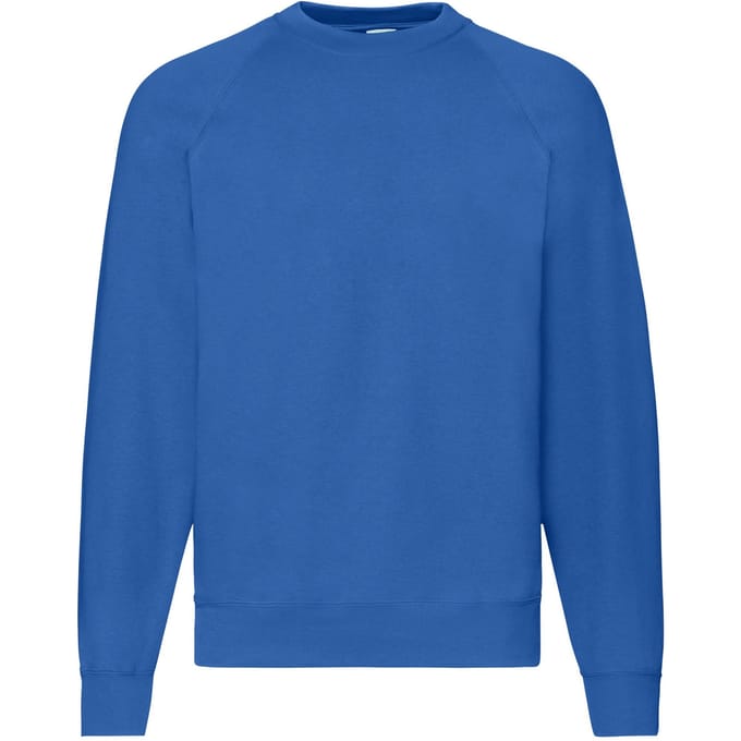 Fruit of the Loom Heren Klassiek Raglan Sweatshirt (Koningsblauw)