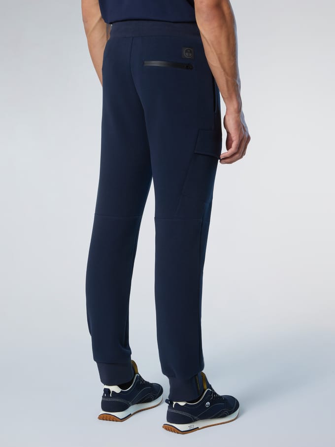 North Sails Joggingbroek Piqué Scuba Stof met Cargo Style