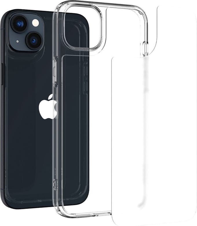 Geschikt voor Spigen Apple iPhone 14 Plus Quartz Hybrid Hoesje Matte Transparant