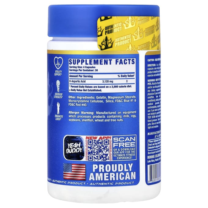 Ronnie Coleman, Édition Vitale, Test CS™, 120 Capsules (780 mg par capsule)