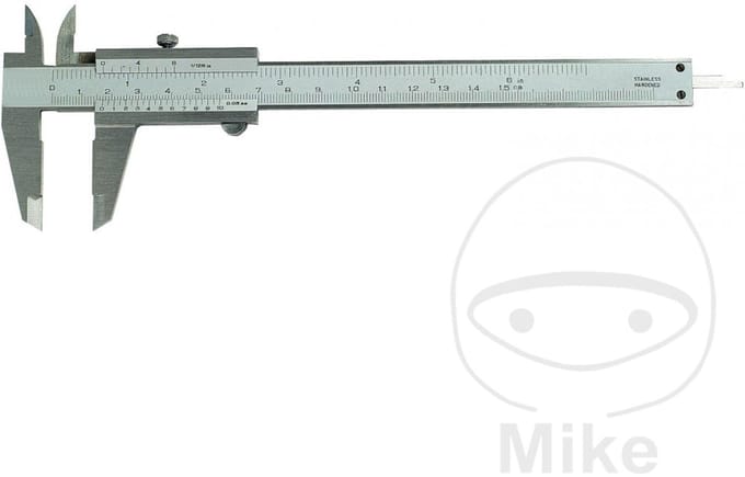 Blue-Line schuifmaat met vastzetknop 150mm
