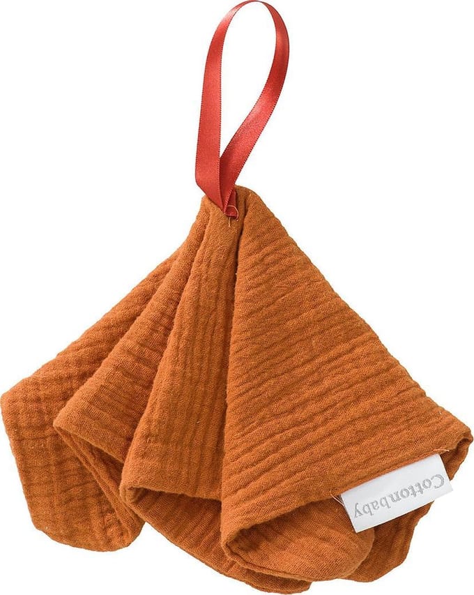 Cottonbaby speendoekje - Cottonsoft - roest