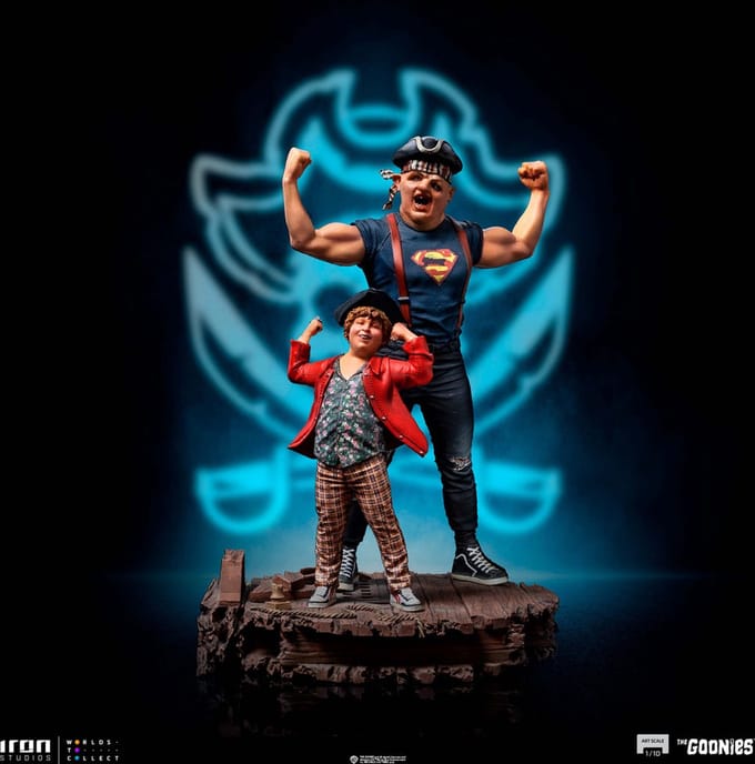The Goonies Art Scale Statue 1/10 Sloth and Chunk 23 cm