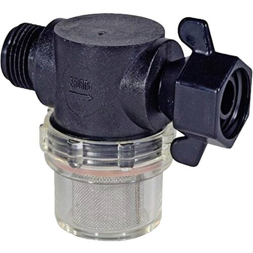 SHURflo 255-215 Twist on Strainer mit Flügelmutter Typ C Water-fijnfilter 12,7 mm (1/2”) Ø