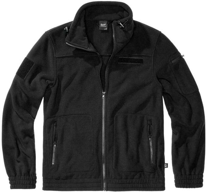 Brandit - Fleece Combat Jacket - L - Zwart