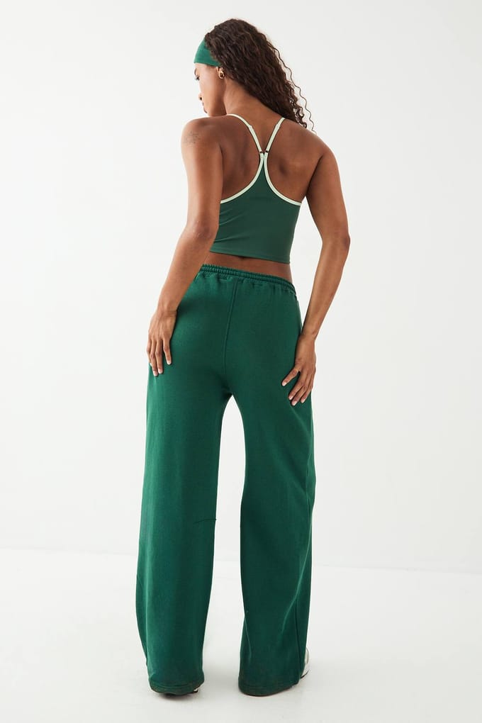 Dames DSGN Studio Sport Straight Leg Jogger | Green | Maat: XS