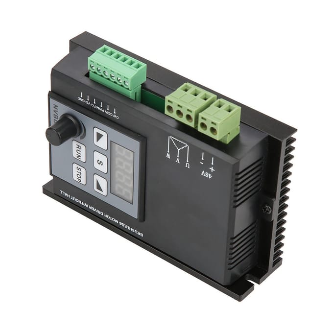400W Borstelloze Spindelmotor NVBDL Driver Kit Zonder Hall voor CNC Machine