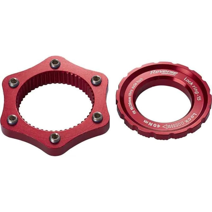 Reverse Center Lock Adapter schrijfremadapters rood