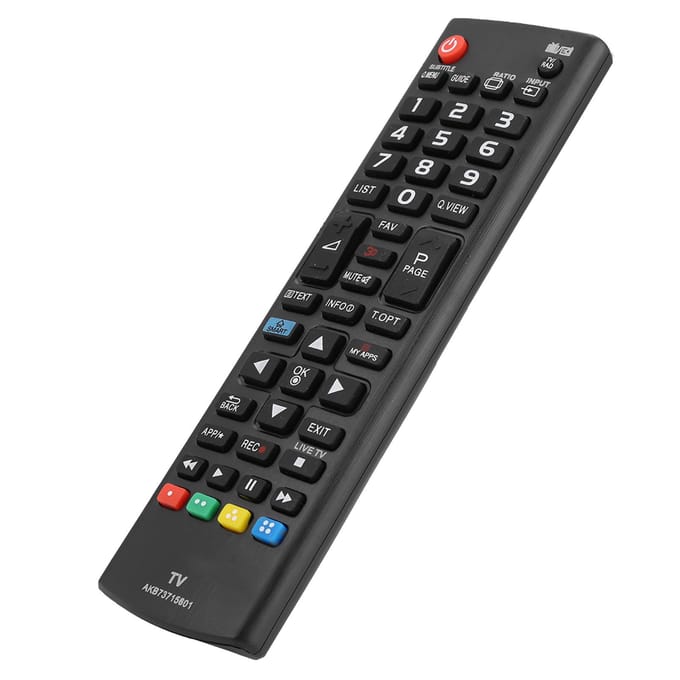 Multifunctionele Smart LED draadloze LCD TV afstandsbediening voor LG AKB73715601 wit