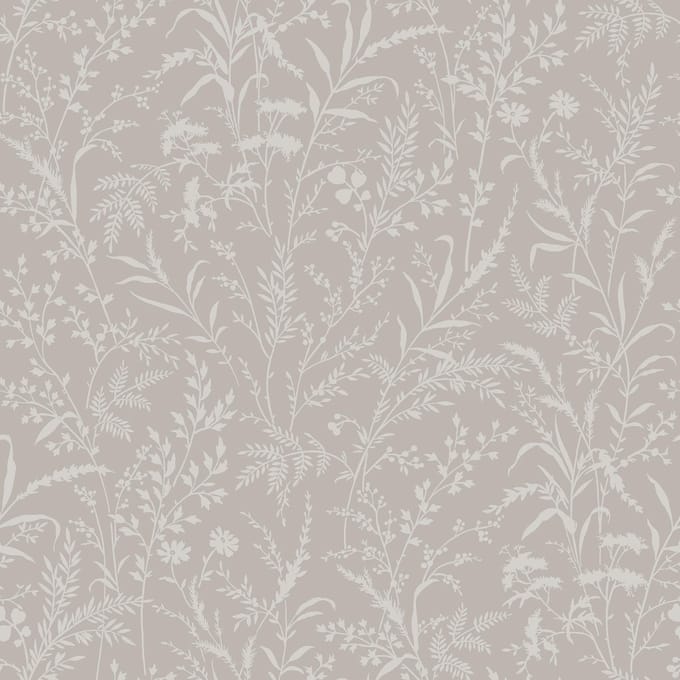 Boråstapeter Vliesbehang 38738 - Borosan Hem - Botanisch Taupe - 53cm x 11.20m