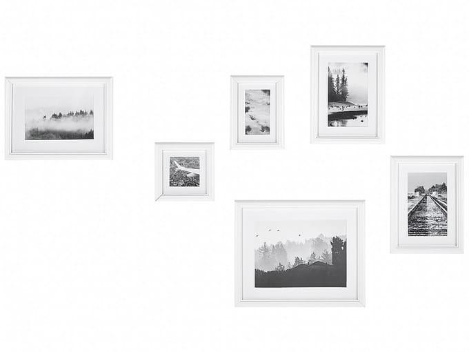 ZINIARE - Fotolijst - Wit - Staand, Liggend - MDF