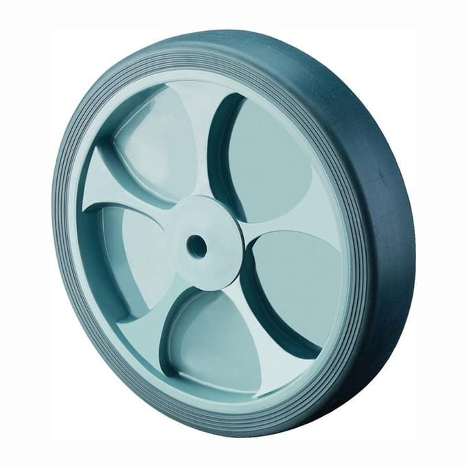 BS zwenkwielen rubber grijs Rollager Ø 200 mm 220 kg - B44.201