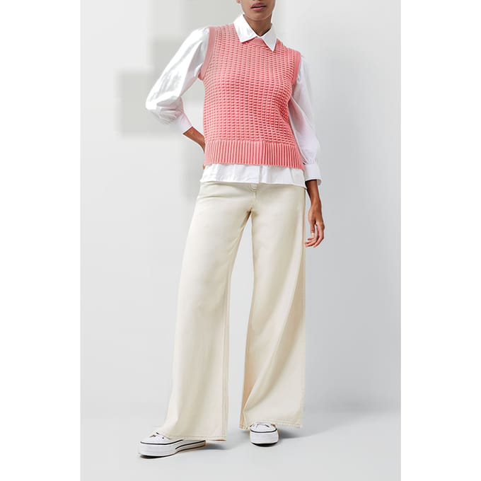 French Connection Mozart Ls Shirt Jumper Red Größe: M | Strickpullover Outlet | Damen | Rot