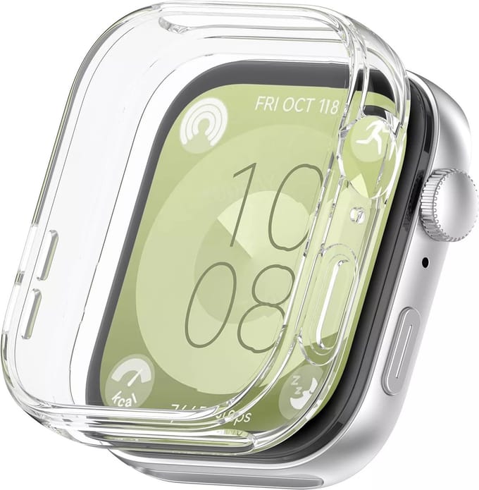 Strap-it TPU case / beschermhoesje - geschikt voor Huawei Watch Fit 3 (transparant)