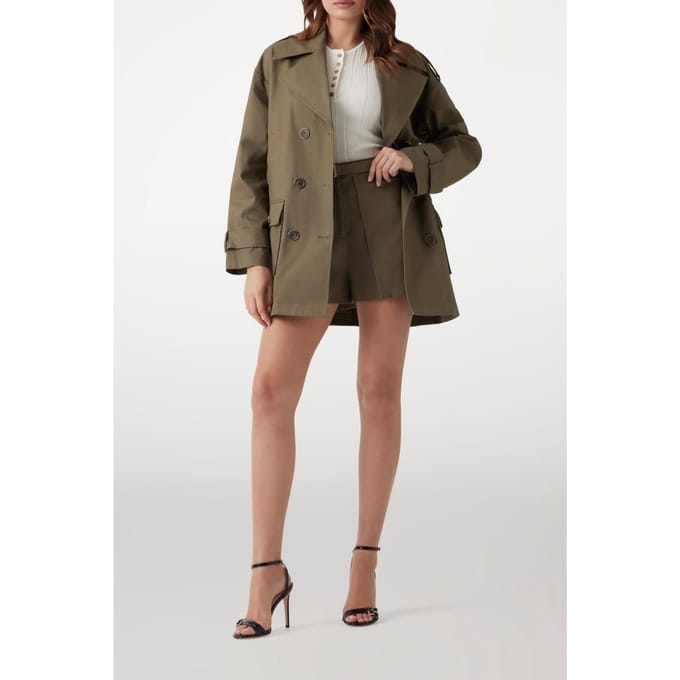 GUESS Marciano By  Cindy Mini Shorts Army Olive Größe: 36 | Kurze Sporthosen Outlet | Damen | Grün